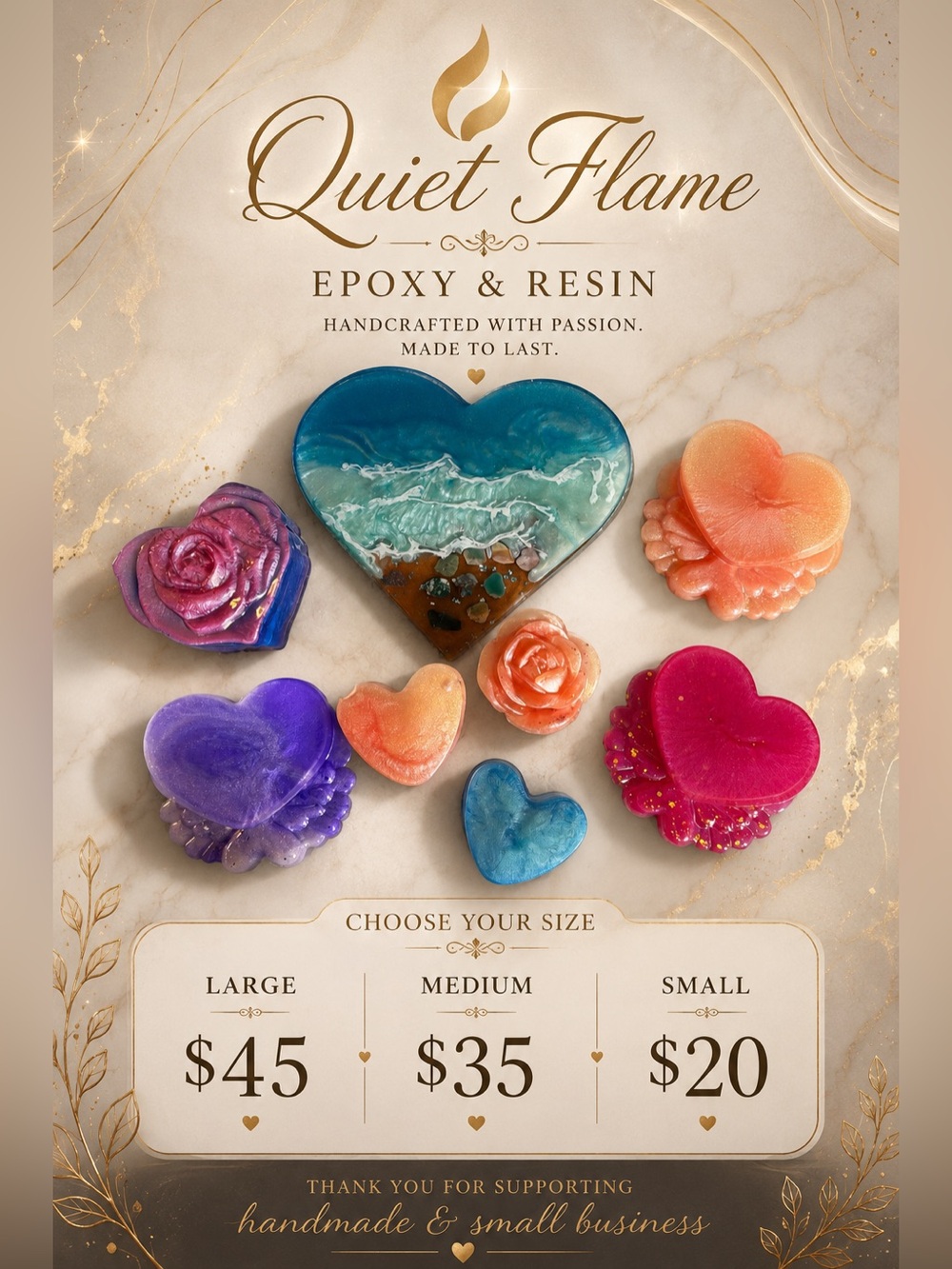 🧜‍♀️QUIET FLAME HOMEMADE GOODS BY ASHLEA & RONNIE 🧜🏼‍♀️ - Picture 2 of 16